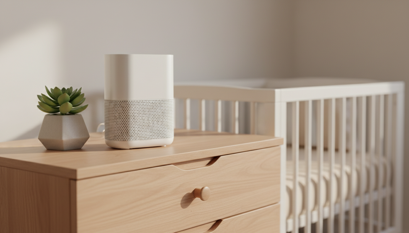 Mãe ajustando o quarto para o bebê dormir melhor com técnica de 2 minutos