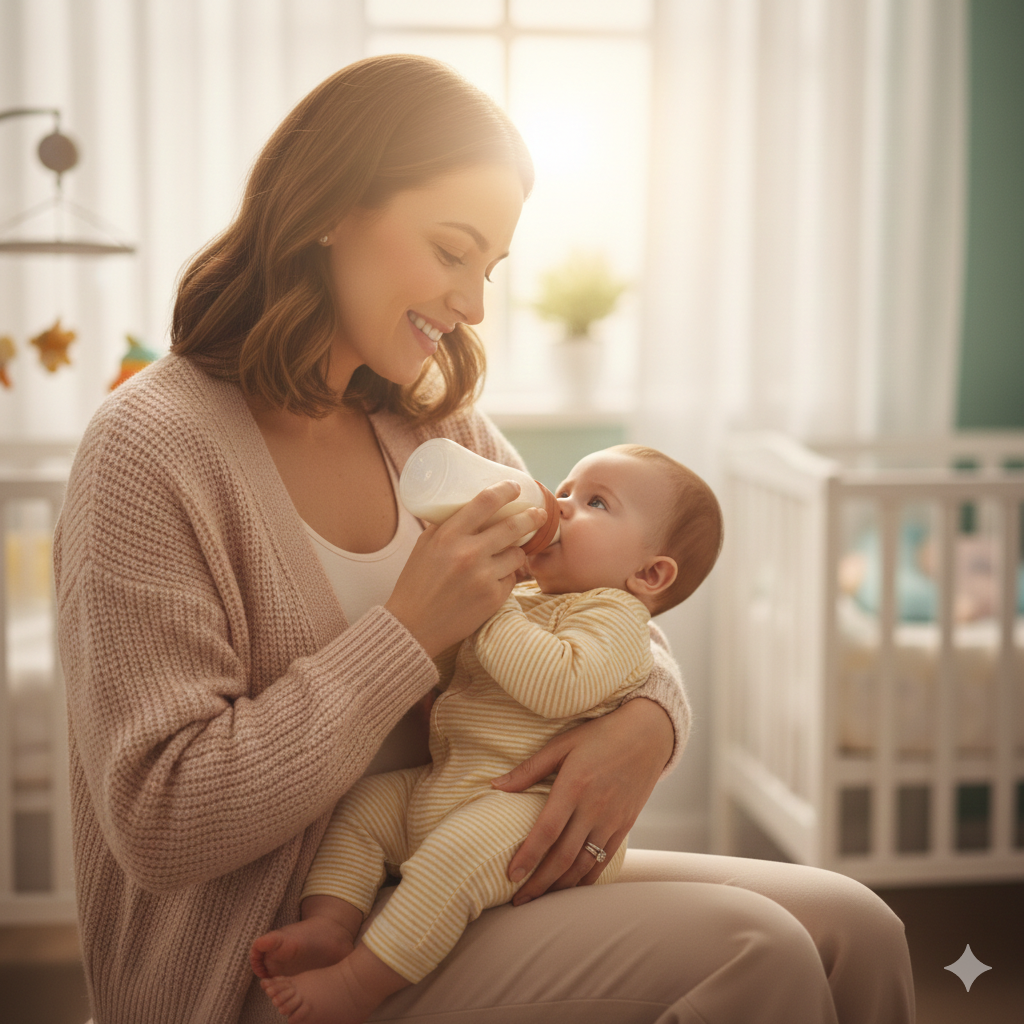 Como Fazer o Bebê Pegar a Mamadeira